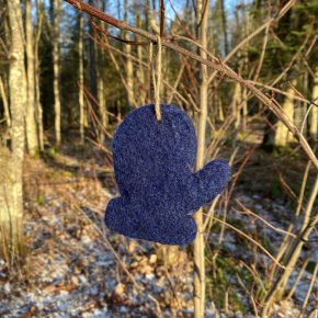 Mitten Mohair Ornament
