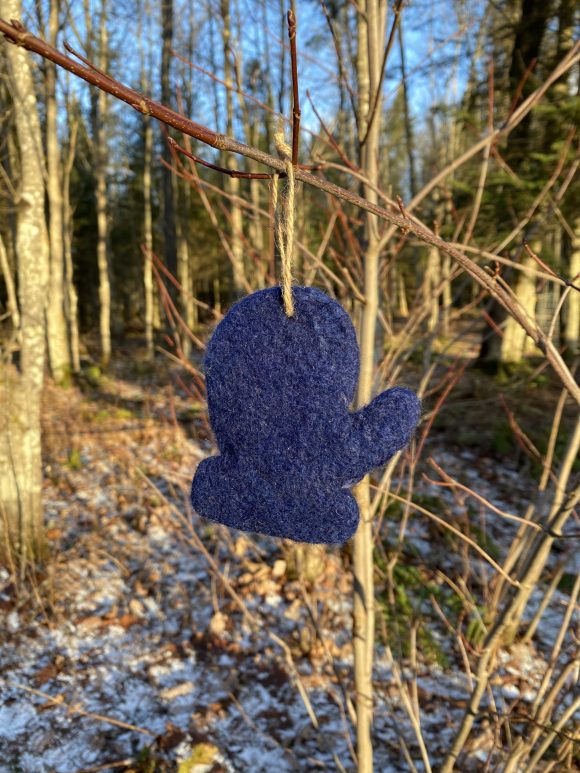 Mitten Mohair Ornament